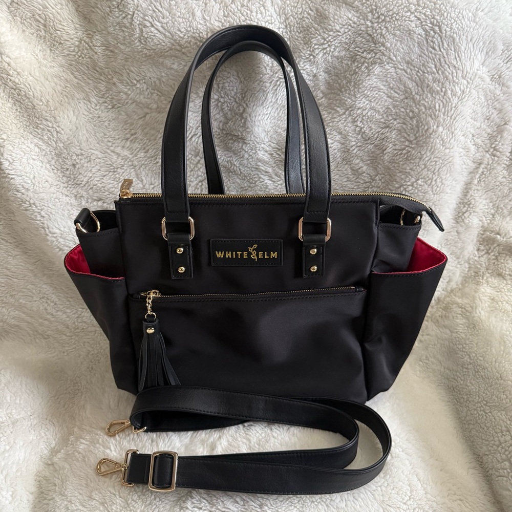 White Elm Gemini Mini Black Nylon